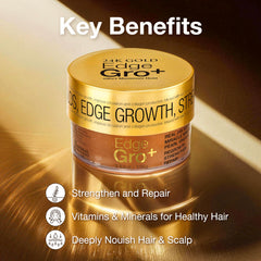 Lux Collection Edge Control Gel application close-up for precise edges