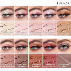 Luxaza Eyeshadow Stick creamy formula glides smoothly for easy definition.