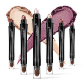 LUXAZA set sombras cremosas mate y brillo para looks versátiles.