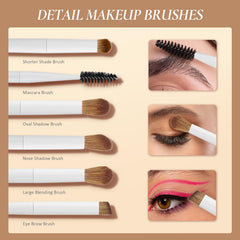 LUXBRU contour brush for natural facial sculpting.
