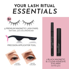 Luxillia eyelash applicator tool for precise, glue-free lash placement.