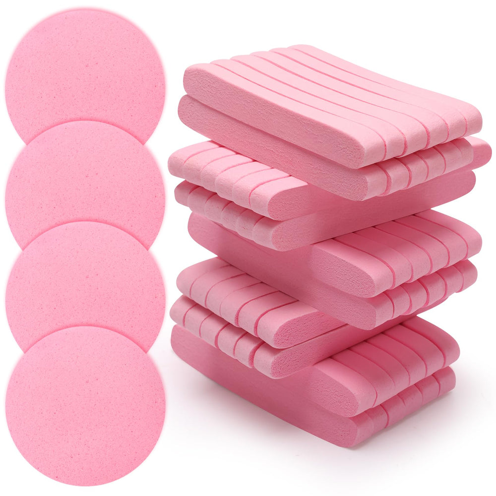 Luxiv compressed facial sponge pack for travel cleansing.