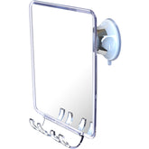Luxo fogless shower mirror for clear shaving in steam
