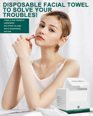 LUXU toallas faciales con doble cara para limpieza suave y profunda