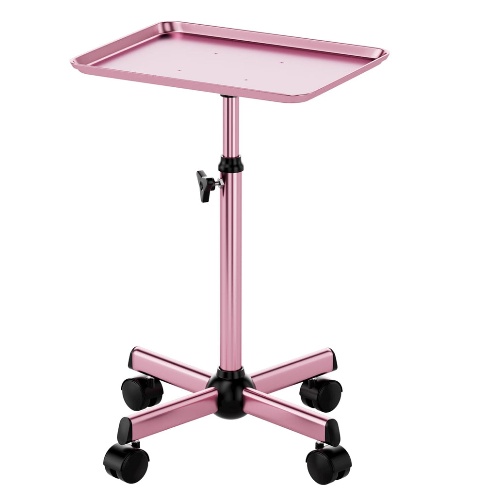 LWADALN salon tray cart on wheels for easy mobility between stations