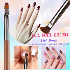 Lykjdnz nail art liner brush 9mm ideal for fine detailing and clean edges