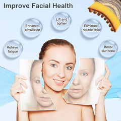 New Lymphatic Contour Face Brush bristle pattern for smooth skin glide.