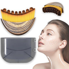 New Lymphatic Contour Face Brush front view for improved grip and ease of use.