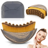 Lymphatic Contour Face Brush showing jawline definition for a sculpted look