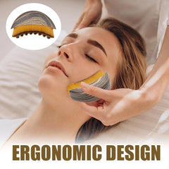 Lymphatic Contour Face Brush ultra-soft bristles glide smoothly for sensitive skin