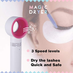 Lyon Lash Magic Fan USB rechargeable battery for portable use