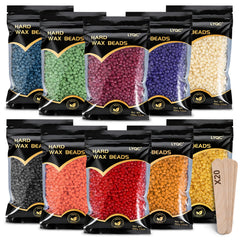 LYQC hair removal wax beads 1000g with applicators for full body use