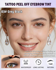 LYSdefeu gel tintado cejas, color duradero hasta 3 días, resistente al agua