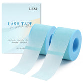 LZM lash tape for eyelash extensions, blue roll, provides steady hold without residue