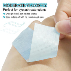 LZM lash tape tear-off design allows quick shaping into strips