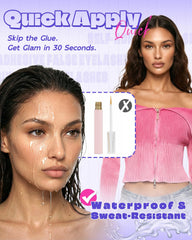 LZM waterproof all-day hold lashes for active days