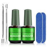 LZXLUKGIR Gel Nail Remover Kit packaging with all-in-one tools