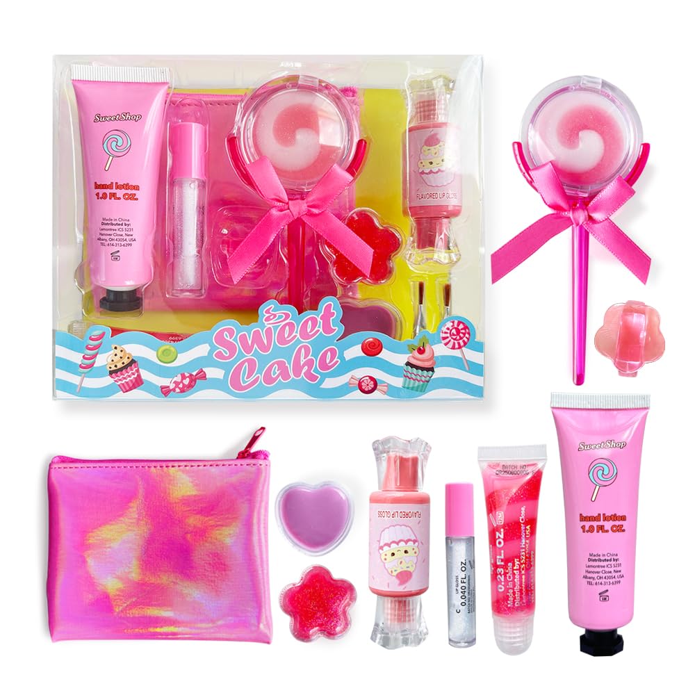 M y U Make You Up brillos labiales con forma de helado para niñas