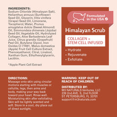 M3 Naturals Himalayan Salt Scrub rostro-exfoliante para piel revitalizada