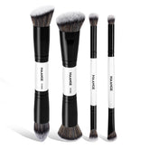 MAANGE four-piece dual-ended brush set for seamless makeup application