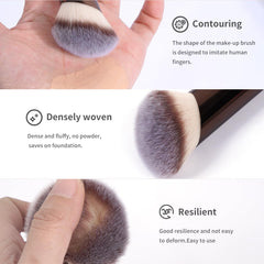 MAANGE eyeshadow blending brush set enables seamless crease and lid shading.