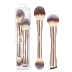 MAANGE double-ended foundation brush with angled head for precise foundation application.