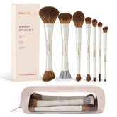 MAANGE makeup brush set, double-ended foundation brush for versatile coverage.