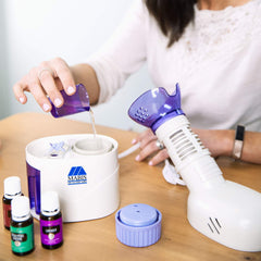 MABIS Aromatherapy tank in use for optional essential oil diffusion.