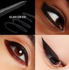 MAC Colour Excess delineador gel Glide Or Die, aplicación precisa para párpados.