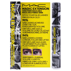 MAC Extensión Mágica 5mm: cepillo de precisión para volumen y longitud visibles.