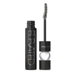 MAC MACStack Elevated Mascara Black Stack close-up wand showing buildable volume for lashes