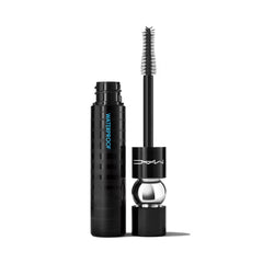 MAC Stack Superstack Mega Brush bottle close-up for waterproof mascara.