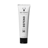 Mad Rabbit Defend SPF 30 – tubo frontal, protección mineral para piel y tatuajes.
