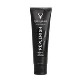 Loción corporal Mad Rabbit Replenish en botella, hidratación ligera para piel sensible.