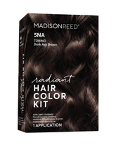 Madison Reed Radiant Color Kit 5NA cream color blends gray with a natural ash brown.