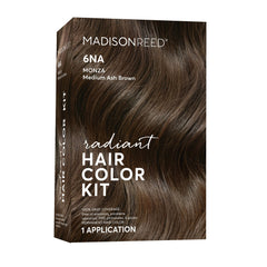 Madison Reed Radiant Color Kit bottle close-up showing smooth color cream for at-home coloring