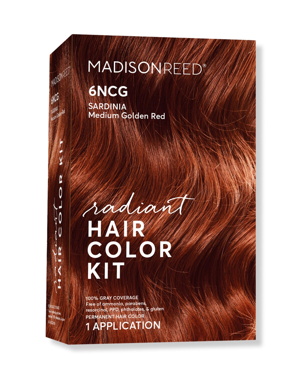 Madison Reed 6NCG Sardinia Red bottle for natural gray blending.