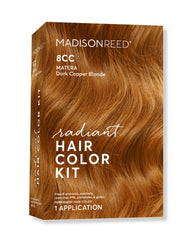 Madison Reed Radiant Color Kit pack shot showing an all-in-one at-home color solution