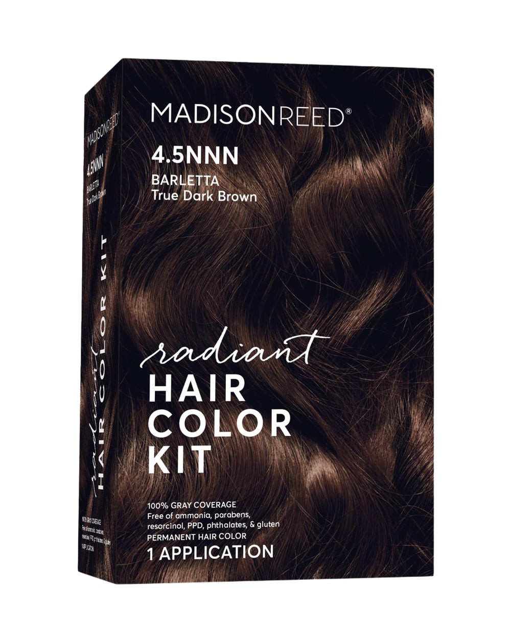 Madison Reed Radiant Color Kit Barletta Brown packaging, all-in-one at-home color solution