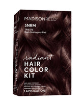 Madison Reed Radiant Color Kit Trieste Red 5NRM packaging shows convenient at-home color set