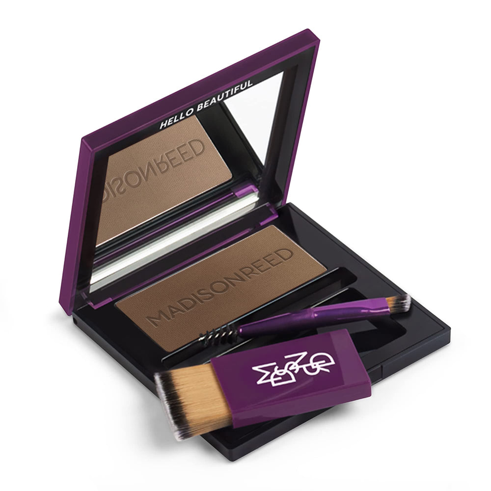 Madison Reed Root Touch Up + Brow Filler compact for precise root concealing.