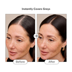 Madison Reed The Gray Escape brow-application shot shows clean, controlled color delivery.