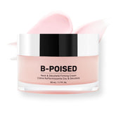 MAËLYS B-POISED neck cream tube close-up for easy daily application.