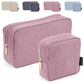 MAGEFY makeup bag 2-pack in pink keeps cosmetics organized for daily use.
