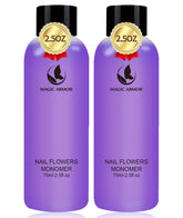 MAGIC ARMOR liquido acrílico 150 ml, frente del frasco, claridad de color para uñas.