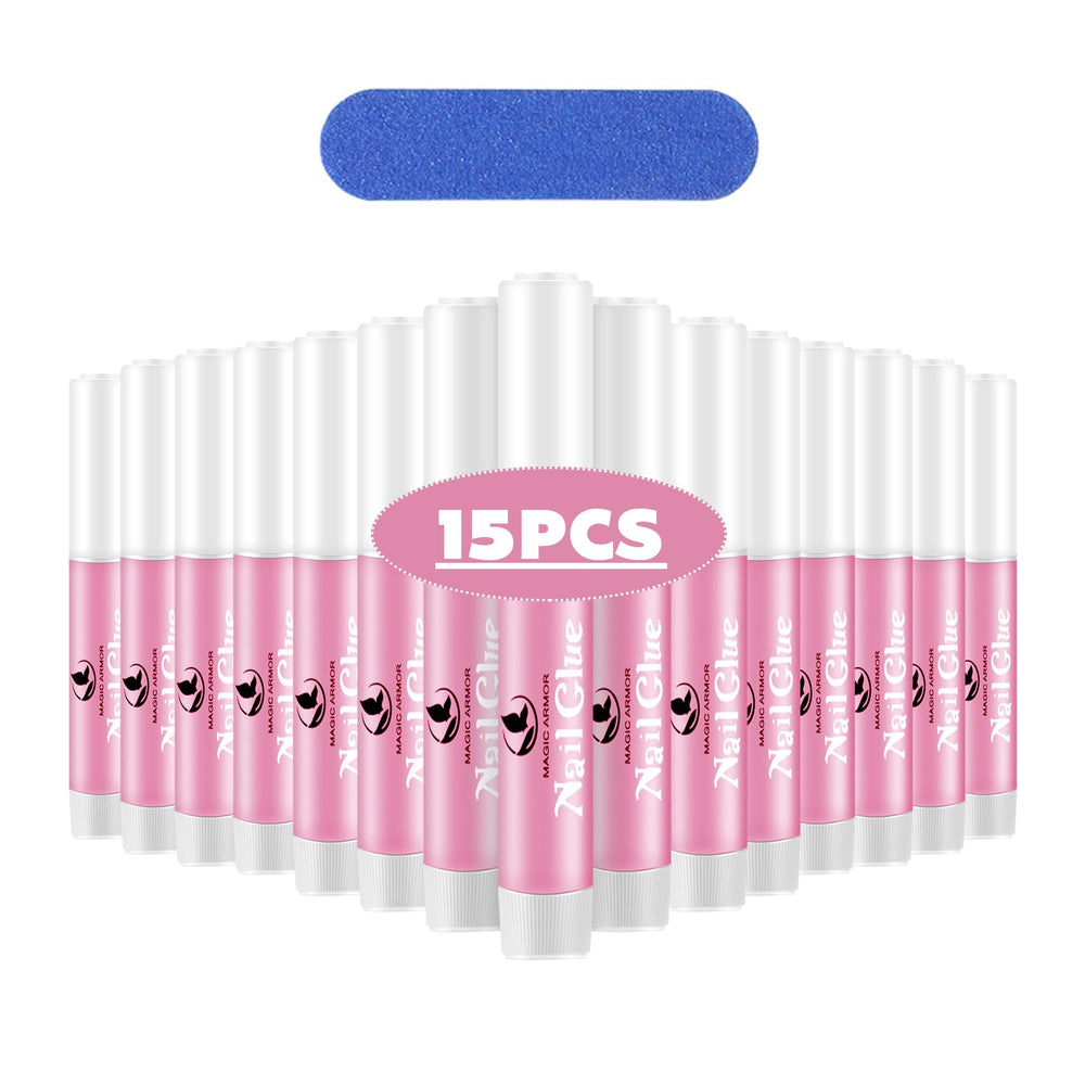 MAGIC ARMOR pegamento para uñas acrílicas con alta adherencia.