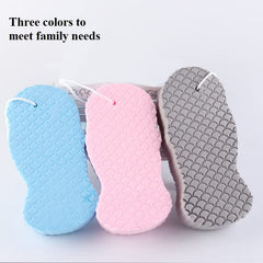 Magic Exfoliating Bath Sponge displays 3D texture for exfoliation.