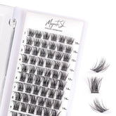Magnetic SL cluster lashes 72 clusters for customizable DIY lash styles.
