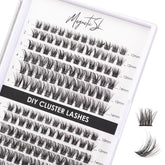 Magnetic SL Lash Clusters 144pcs tray for easy at-home DIY lash application.