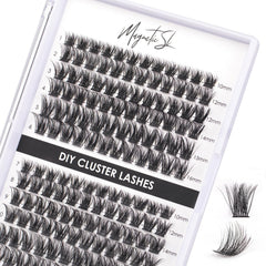 Magnetic SL lash clusters DIY at-home tray for quick, easy application.